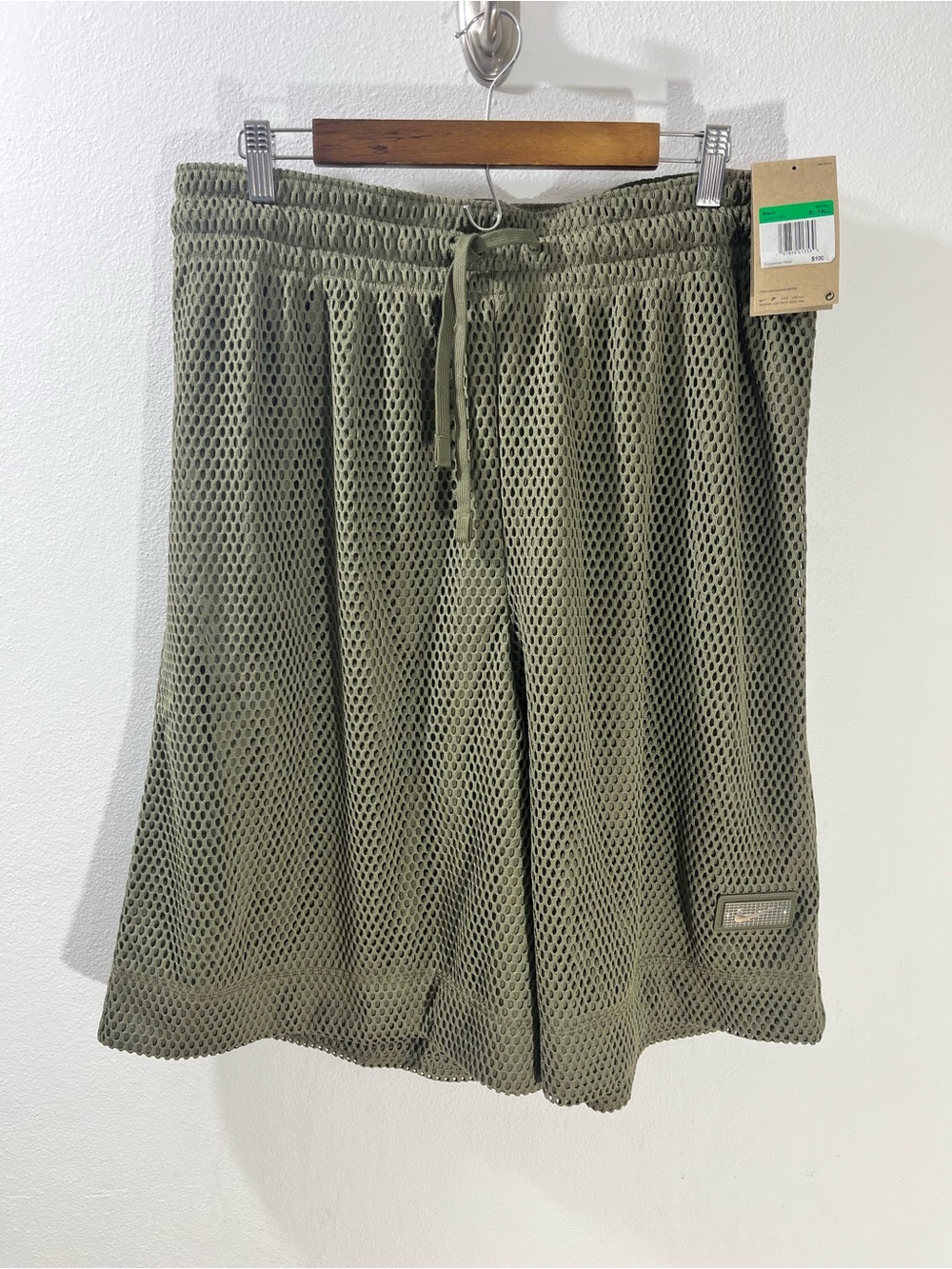 Nike Men’s XL-tall Dri-FIT Devin Booker Basketball Shorts Green Mesh HJ3901-222